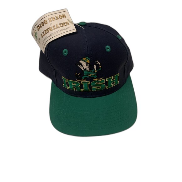 NWT Vintage Notre Dame Fighting Irish Twins Enterprise Inc Snapback Hat - Picture 1 of 7